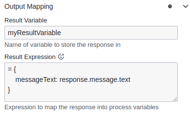 slack connector response mapping
